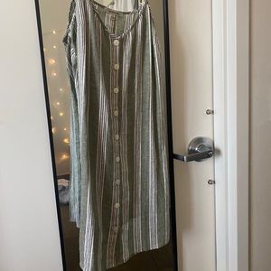 Striped Straight Dress